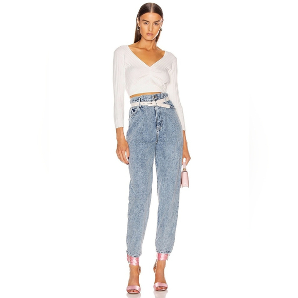 GRLFRND Denim - NWOT $228 GRLFRND Teagan High Waisted Jeans In Please Me Wash 27